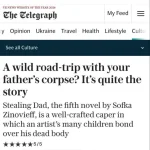 Five-star Telegraph review of Stealing Dad